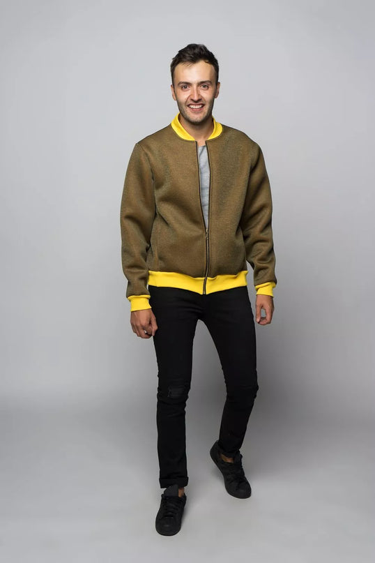 Sofa Killer garstyčių spalvos vyriškas bomberis