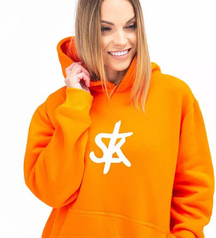 Sofa Killer oranžinis džemperis su SK logotipu