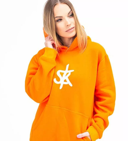 Sofa Killer oranžinis džemperis su SK logotipu