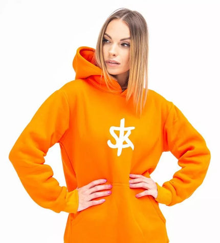 Sofa Killer oranžinis džemperis su SK logotipu