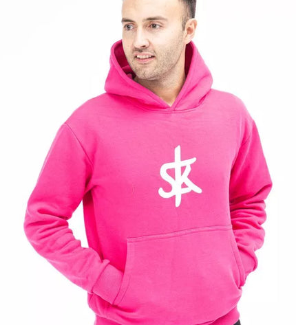 Sofa Killer rožinis džemperis su SK logotipu