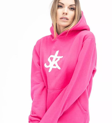 Sofa Killer rožinis džemperis su SK logotipu