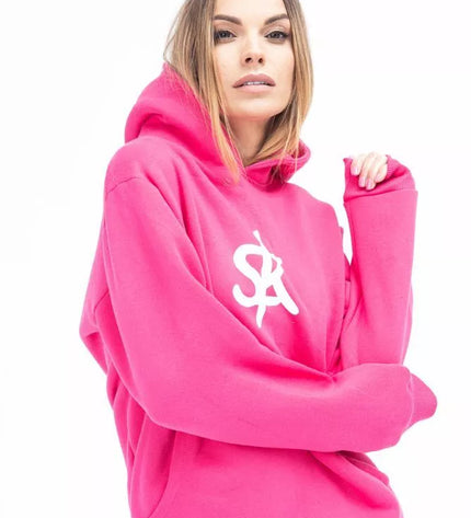 Sofa Killer rožinis džemperis su SK logotipu