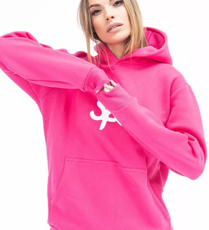 Sofa Killer rožinis džemperis su SK logotipu