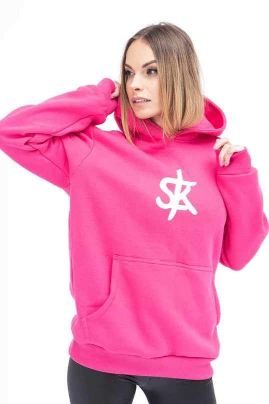 Sofa Killer rožinis džemperis su SK logotipu