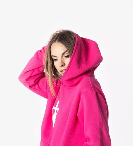 Sofa Killer rožinis džemperis su SK logotipu