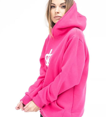 Sofa Killer rožinis džemperis su SK logotipu