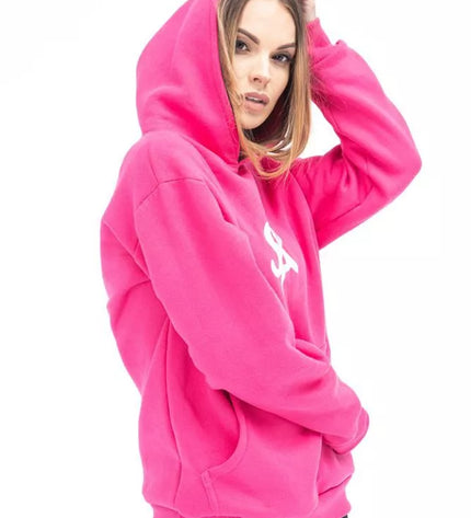 Sofa Killer rožinis džemperis su SK logotipu