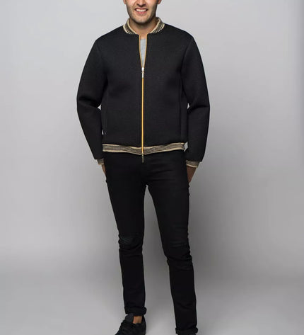 Sofa Killer juodas blizgus vyriškas bomberis