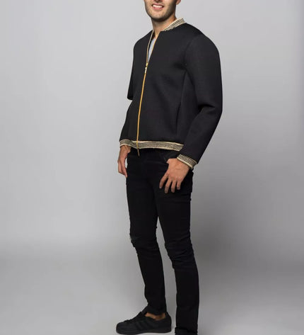 Sofa Killer juodas blizgus vyriškas bomberis