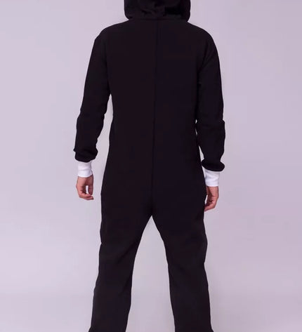 Sofa Killer juodas kombinezonas su baltais rankogaliais