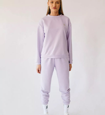 Sofa Killer šviesiai violetinės spalvos laisvalaikio kostiumas Medusa su kelnėmis