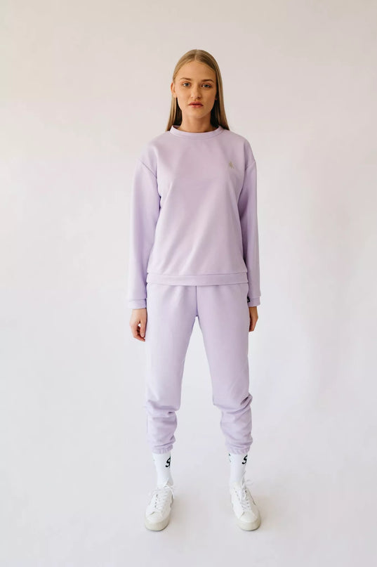 Sofa Killer šviesiai violetinės spalvos laisvalaikio kostiumas Medusa su kelnėmis