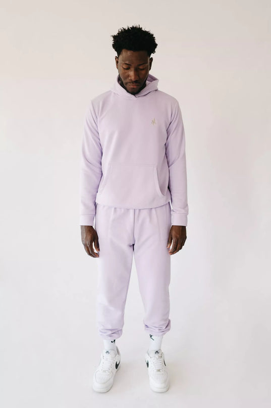 Sofa Killer vyriškas šviesiai violetinės spalvos laisvalaikio kostiumas Medusa su kelnėmis
