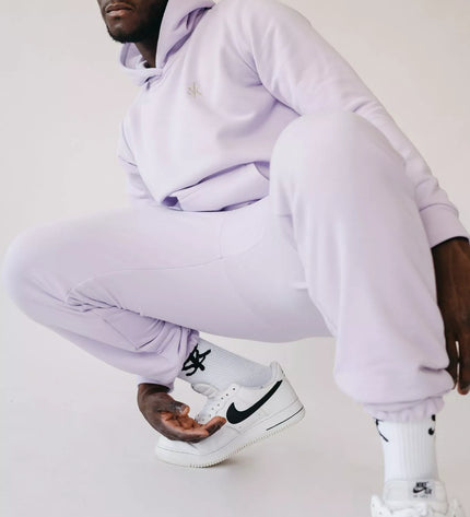 Sofa Killer vyriškas šviesiai violetinės spalvos laisvalaikio kostiumas Medusa su kelnėmis