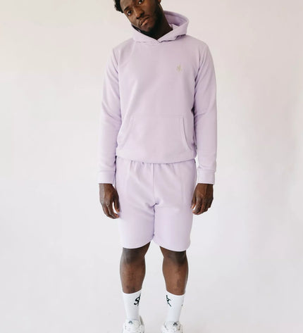 Sofa Killer šviesiai violetinės spalvos laisvalaikio kostiumas Medusa su šortais