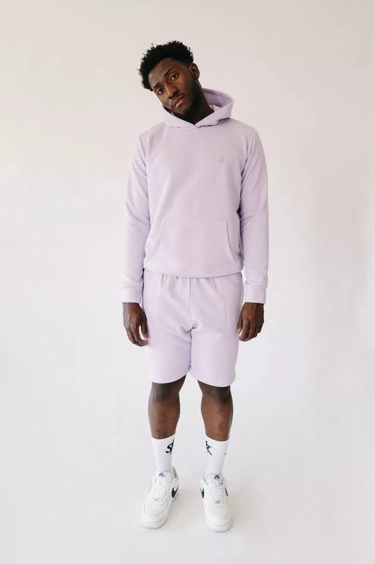 Sofa Killer šviesiai violetinės spalvos laisvalaikio kostiumas Medusa su šortais