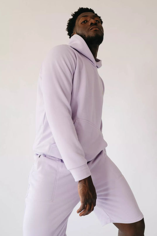 Sofa Killer šviesiai violetinės spalvos laisvalaikio kostiumas Medusa su šortais