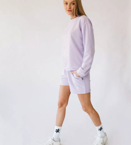 Sofa Killer šviesiai violetinės spalvos laisvalaikio kostiumas Medusa su šortais
