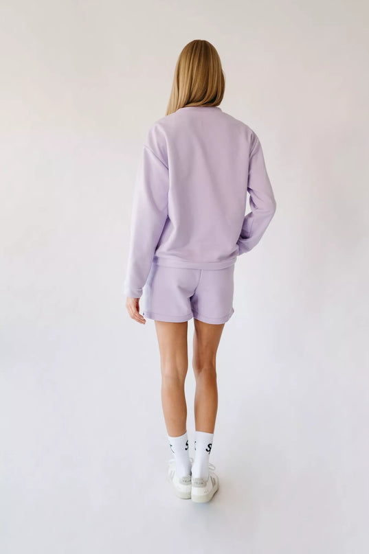 Sofa Killer šviesiai violetinės spalvos laisvalaikio kostiumas Medusa su šortais