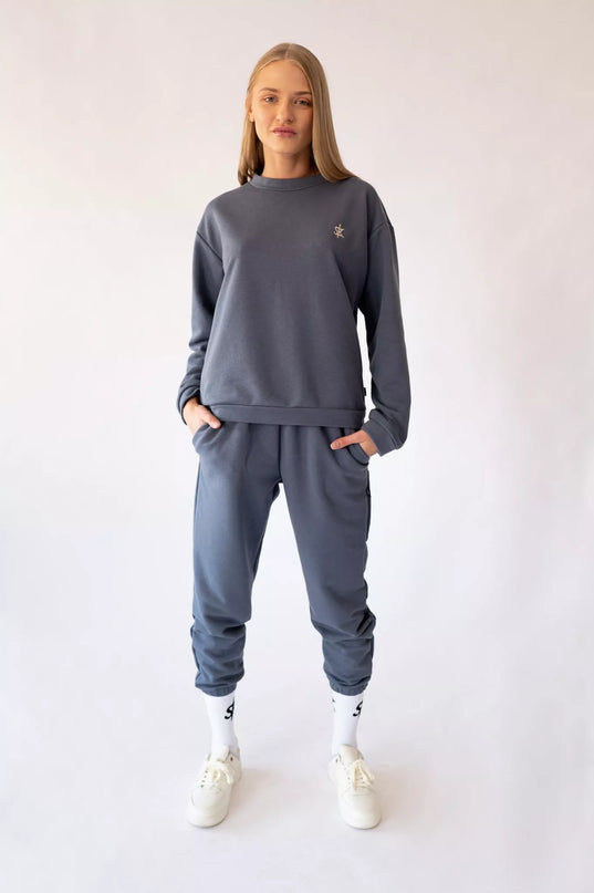 Sofa Killer tamsiai pilkos spalvos laisvalaikio kostiumas Rock su kelnėmis