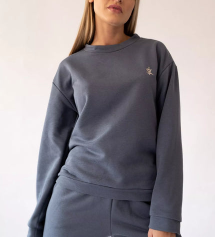 Sofa Killer tamsiai pilkos spalvos laisvalaikio kostiumas Rock su šortais