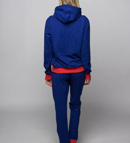 Sofa Killer mėlynas taškuotas sportinis kostiumas