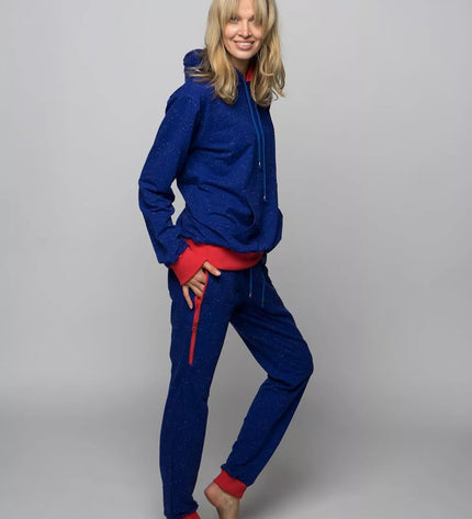 Sofa Killer mėlynas taškuotas sportinis kostiumas