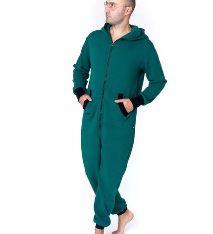 Sofa Killer haki spalvos kombinezonas su užtrauktuku nugaroje