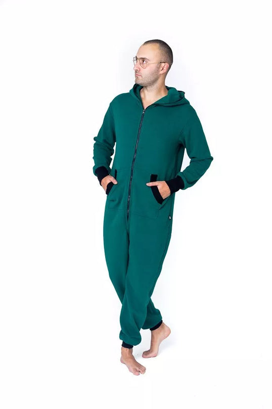 Sofa Killer haki spalvos kombinezonas su užtrauktuku nugaroje