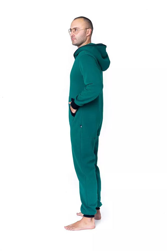 Sofa Killer haki spalvos kombinezonas su užtrauktuku nugaroje