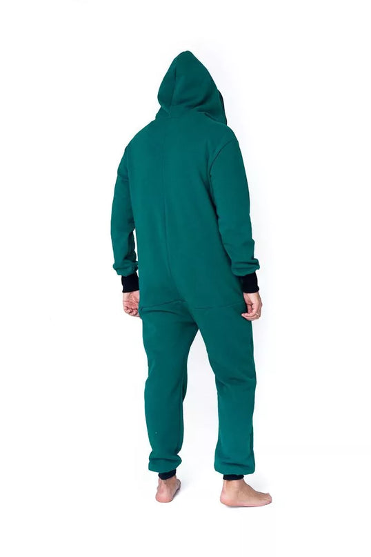 Sofa Killer haki spalvos kombinezonas su užtrauktuku nugaroje