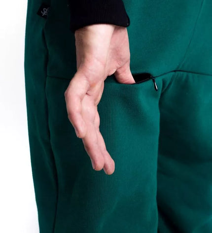 Sofa Killer haki spalvos kombinezonas su užtrauktuku nugaroje