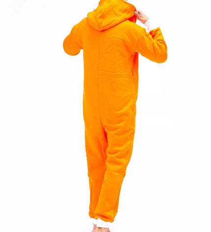 Sofa Killer oranžinis kombinezonas su baltais rankogaliais