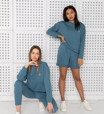 Sofa Killer mėlynas laisvalaikio kostiumas Blue Stone su šortais