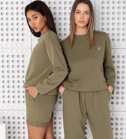 Sofa Killer žalias laisvalaikio kostiumas Olive su šortais