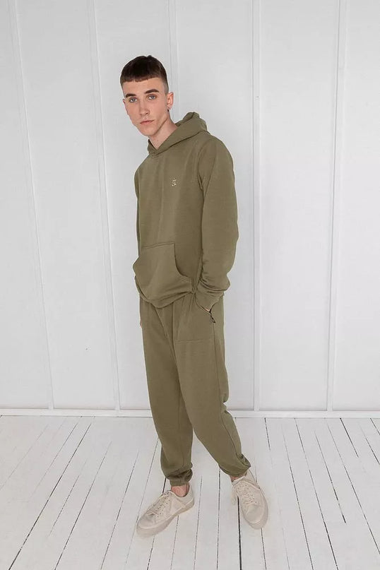 Sofa Killer žalias laisvalaikio kostiumas Olive su kelnėmis