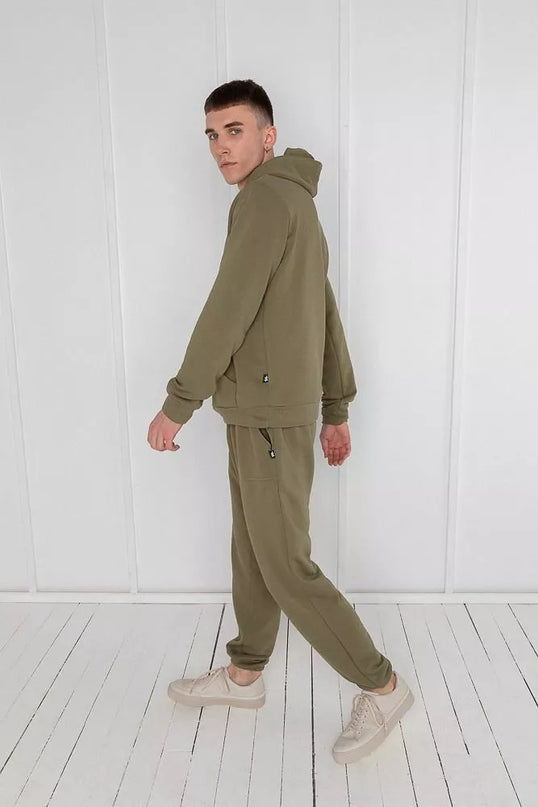 Sofa Killer žalias laisvalaikio kostiumas Olive su kelnėmis