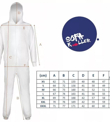 Sofa Killer violetinės spalvos vyriškas lininis kombinezonas