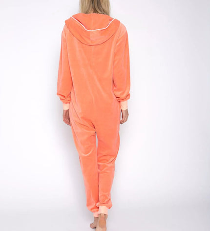 Sofa Killer persiko spalvos veliūrinis kombinezonas