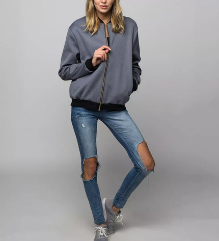 Sofa Killer pilkas moteriškas bomberis Cookie