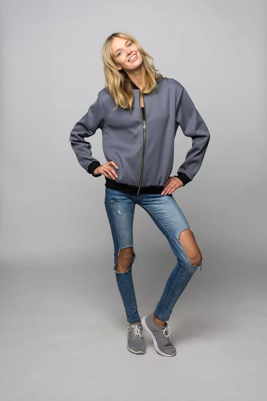 Sofa Killer pilkas moteriškas bomberis Cookie