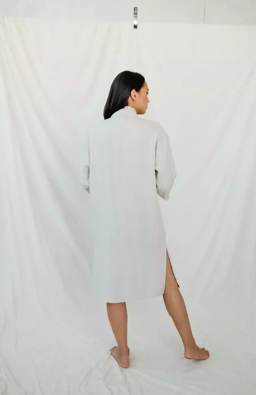 Sofa Killer smėlio spalvos lininė suknelė TOTTORI