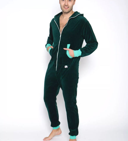 Sofa Killer smaragdo spalvos veliūrinis kombinezonas
