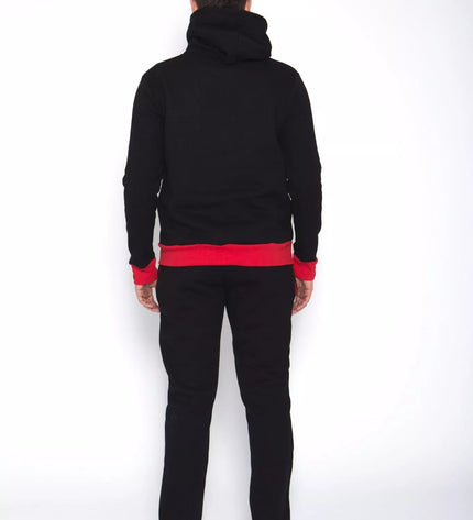 Sofa Killer juodas sportinis kostiumas su tautinėm juostom