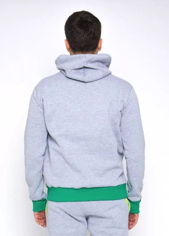 Sofa Killer šviesiai pilkas džemperis su tautinėm juostom