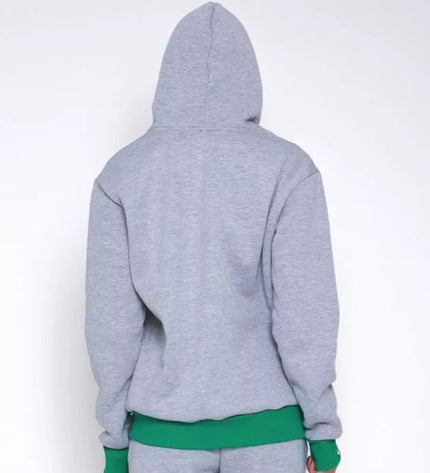 Sofa Killer šviesiai pilkas džemperis su tautinėm juostom