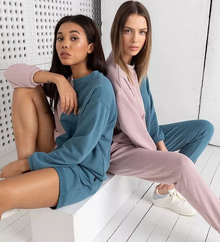 Sofa Killer dvispalvis laisvalaikio kostiumas PINK&amp;BLUE su šortais