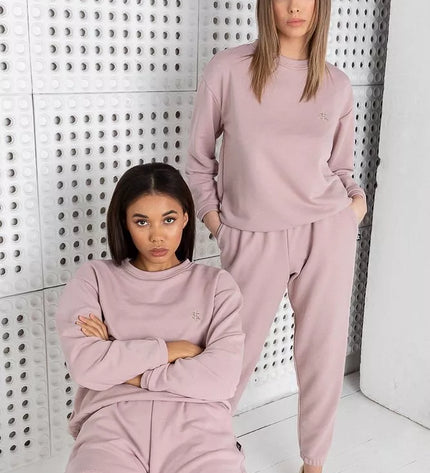 Sofa Killer rausvos spalvos laisvalaikio kostiumas PINK su šortais