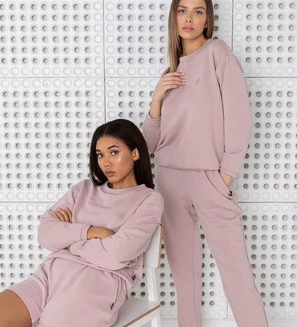 Sofa Killer rausvos spalvos laisvalaikio kostiumas PINK su šortais